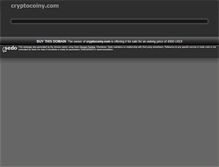 Tablet Screenshot of cryptocoiny.com